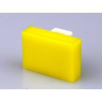TH 15 x 21mm flat opaque yellow Lens for 18 x 24mm straight bezel switch