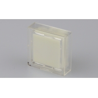 TH 18 x 18mm transparent white flat lens for ...