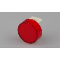 TH 15mm transparent red flat lens for 18mm di...