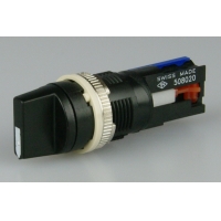 TH25 2 position rotary latching switch with i...