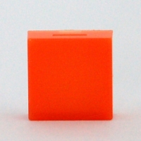 TH25 15 x 15mm opaque orange Pushbutton 