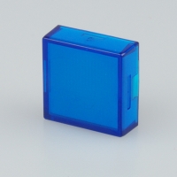 TH 15 x 15mm IP67 transparent blue flat lens ...