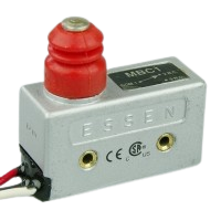 Essen MBC1S 15A metal-clad pre-wired Microswitch with sealed cowled plunger