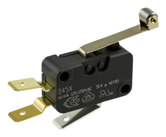 ZF D459-V3RD 16A miniature Microswitch with long roller lever