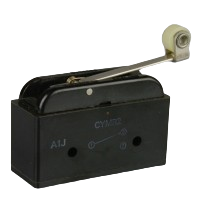 Saia-Burgess CYMR2 Microswitch with reverse action roller lever actuator