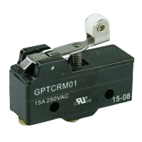 ZF GPTCRM01 15A Microswitch with roller lever & screw terminals