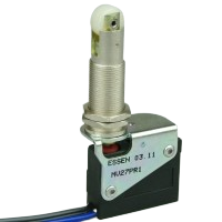 Essen MV27/PR1 prewired miniature Microswitch with roller actuator