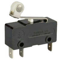 Saia-Burgess V12KR 15A Microswitch with roller lever actuator