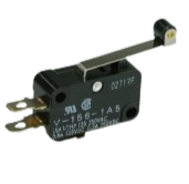 Omron V156-1A5 15A miniature Microswitch with roller lever actuator