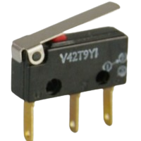 Saia-Burgess V42T9Y1 subminiature Microswitch with plain lever actuator