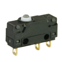 Saia-Burgess V4NSET7 5A subminiature Microswitch with plain plunger actuator