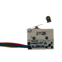 Saia-Burgess V4NSYR-UL 5A prewired subminiature Microswitch with 16mm roller lever actuator