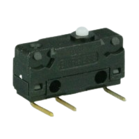 Saia-Burgess V4NT81 Microswitch with plain plunger actuator & LH PCB terminals