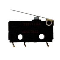 Saia-Burgess V4NT82Y1 Microswitch with plain lever actuator & LH PCB terminals