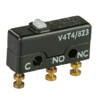 Saia-Burgess V4T4/823 subminiature Microswitch with bar actuator & gp contacts