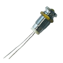 Arcolectric (Bulgin) W1047 (OOLAA) yellow/chrome LED Indicator