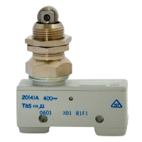 Saia X01-81F1 20A Microswitch with inline roller actuator