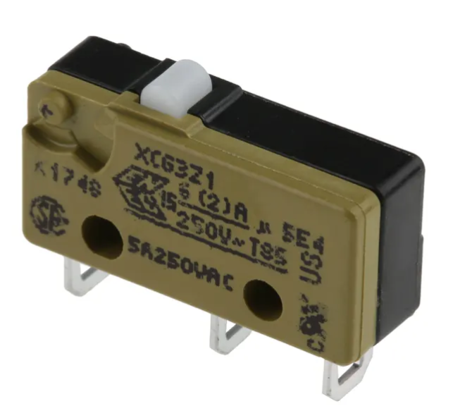 Saia XCG3-Z1 5A subminiature Microswitch with plain plunger actuator