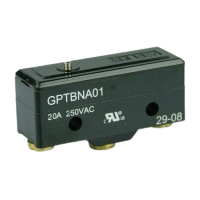 ZF GPTBNA01 15A Microswitch  with pin actuator & screw terminals