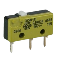 Saia XCH8-81 0.3A subminiature Microswitch with plain plunger actuator