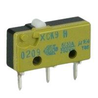 Saia XCK9 5A subminiature Microswitch with plain plunger actuator