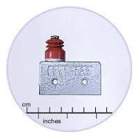 Saia-Burgess 4BR/510 10a metal-clad Microswitch with cowled plunger