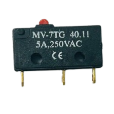 OBSOLETE Saia XCG3-81 5A Microswitch with plain plunger & solder terminals