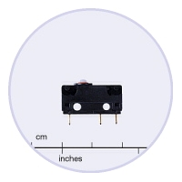 Saia-Burgess V4NCST7 5a Microswitch with plain plunger