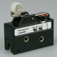 Saia-Burgess V9NMR 10a Microswitch with 14.0mm reverse action roller lever